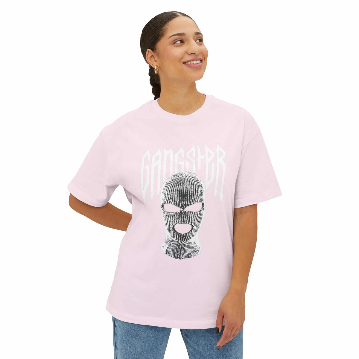 Gangster Mask Unisex Oversized Boxy Tee image 9