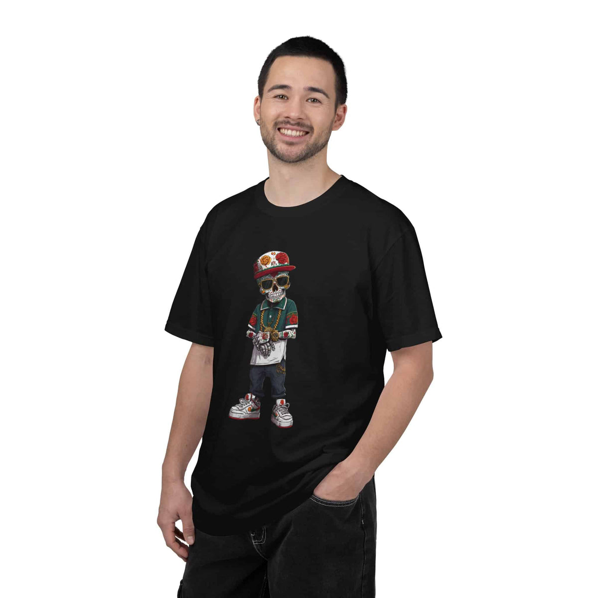 Skull Luxury Unisex Garment-Dyed T-shirt image 4