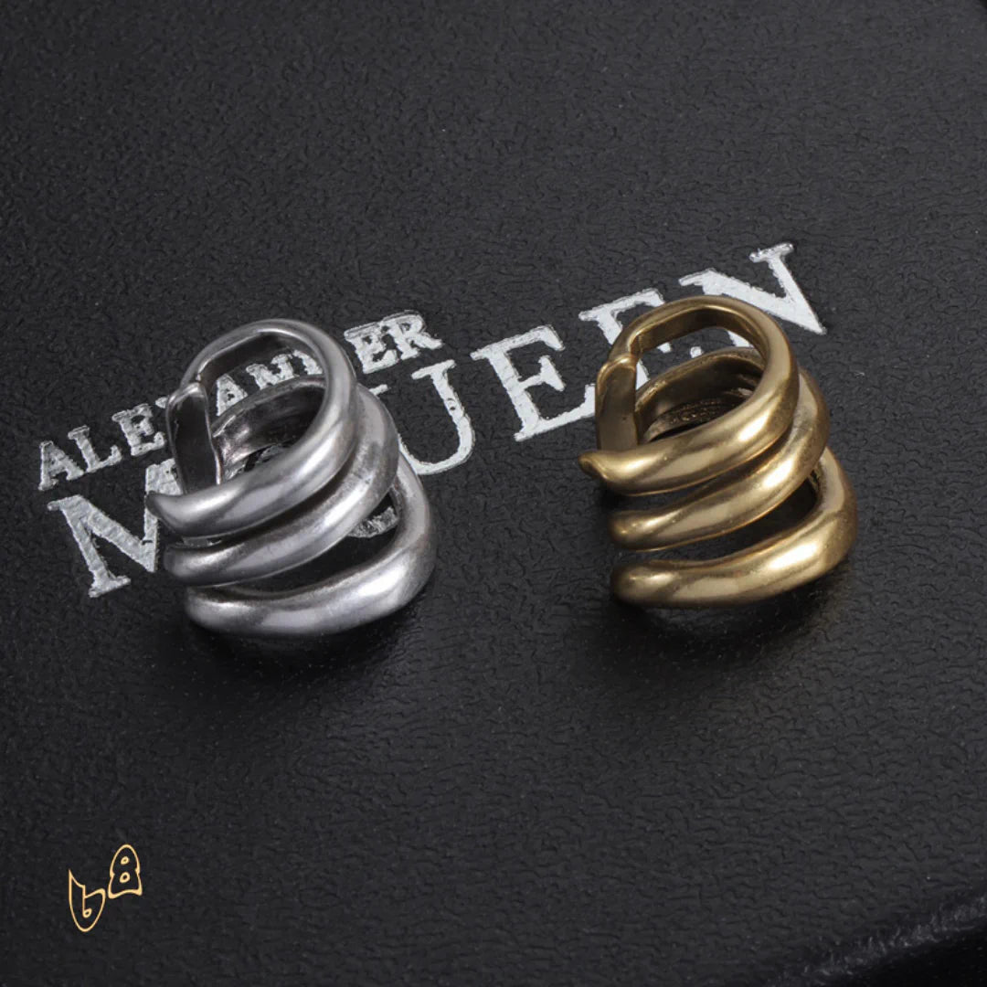 McQueen Multi Hoop Ear Cuffs - MCQ0018 image 1