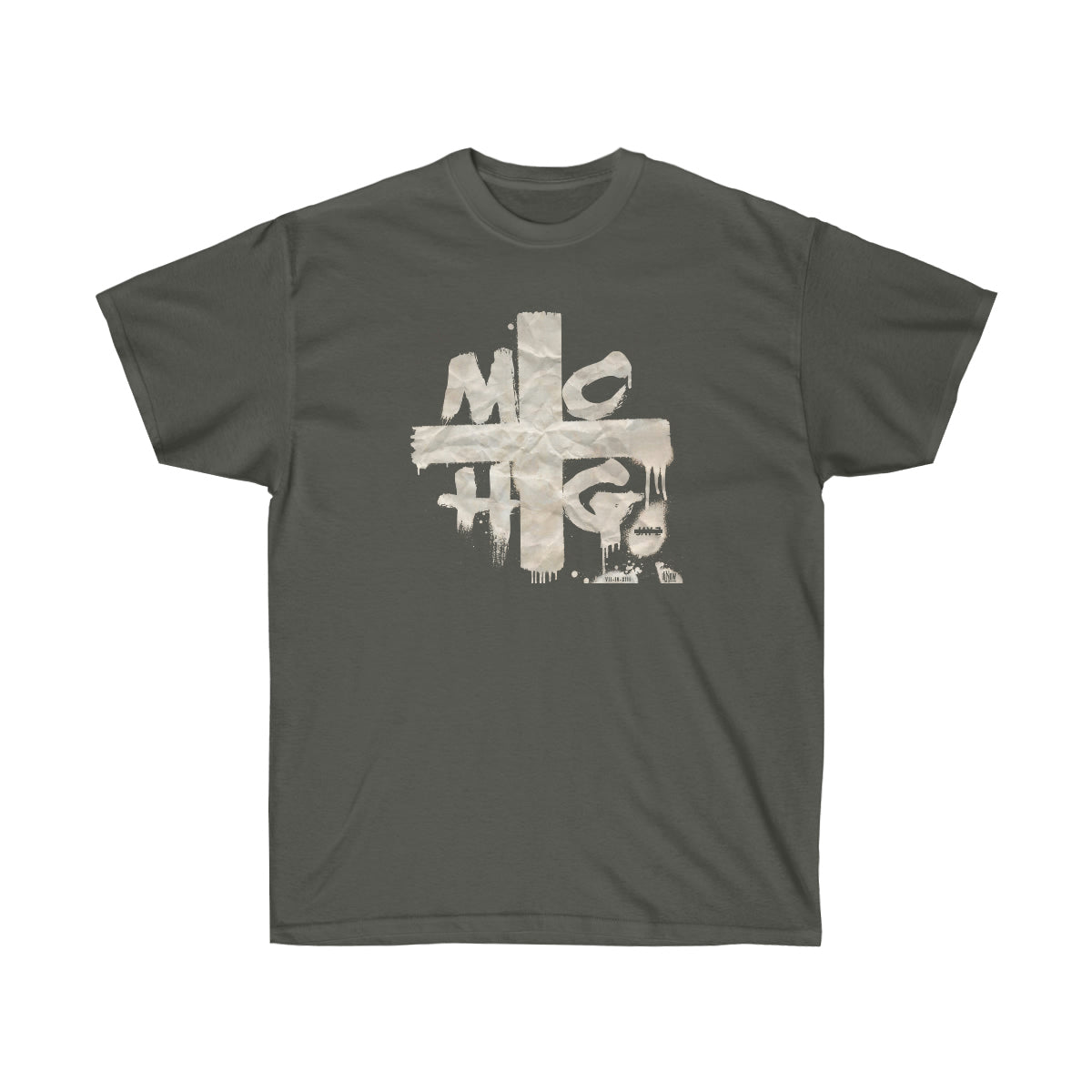 JZ Vintage God  Men T-Shirt - Charcoal, L image