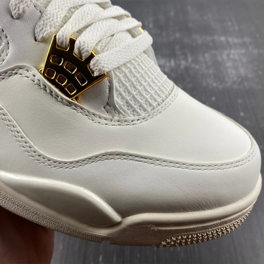 AJ 4 Sail Metallic Gold Shoes Sneakers - nk0003549 image 7