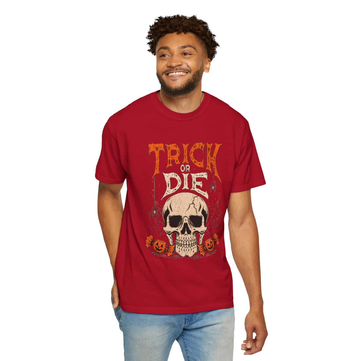 TRICK OR DIE Unisex Garment-Dyed T-shirt image 88
