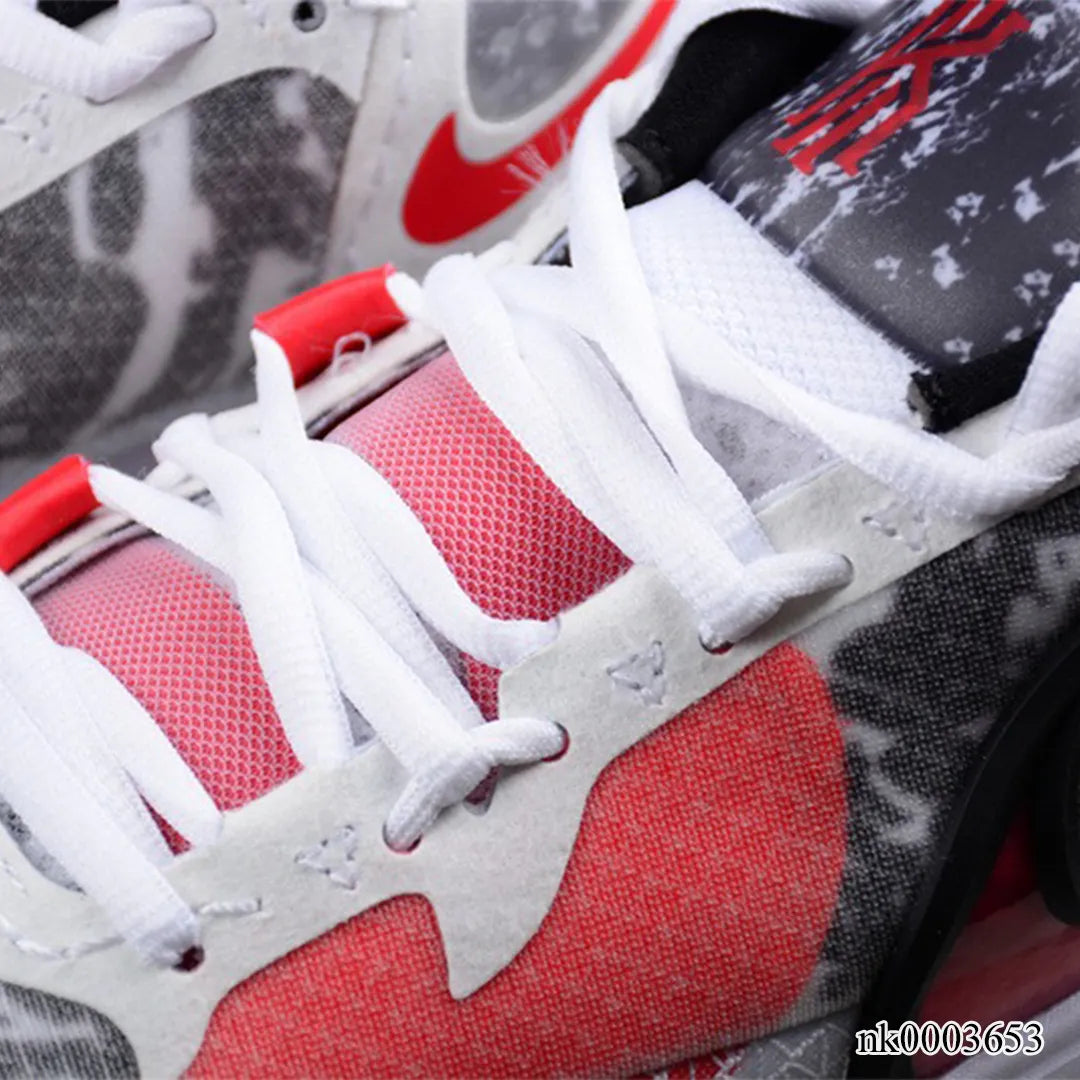 Kyrie 8 White/University Red Shoes Sneakers - nk0003653 image 8