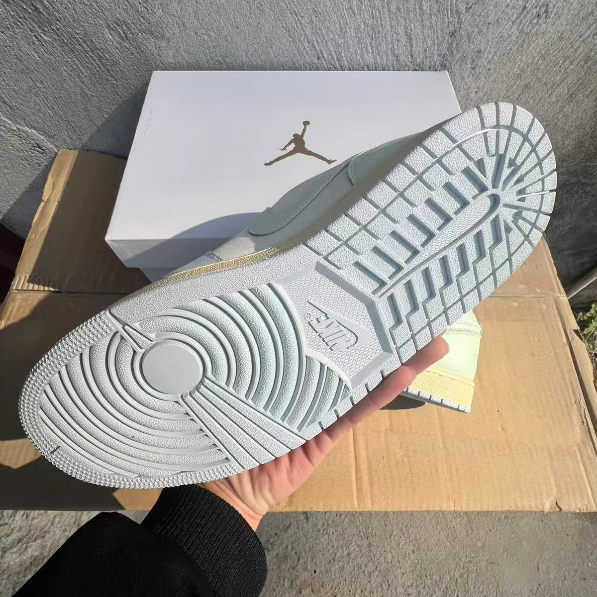AJ 1 Low Sail/Aura Shoes Sneakers – nk0004842 image 13