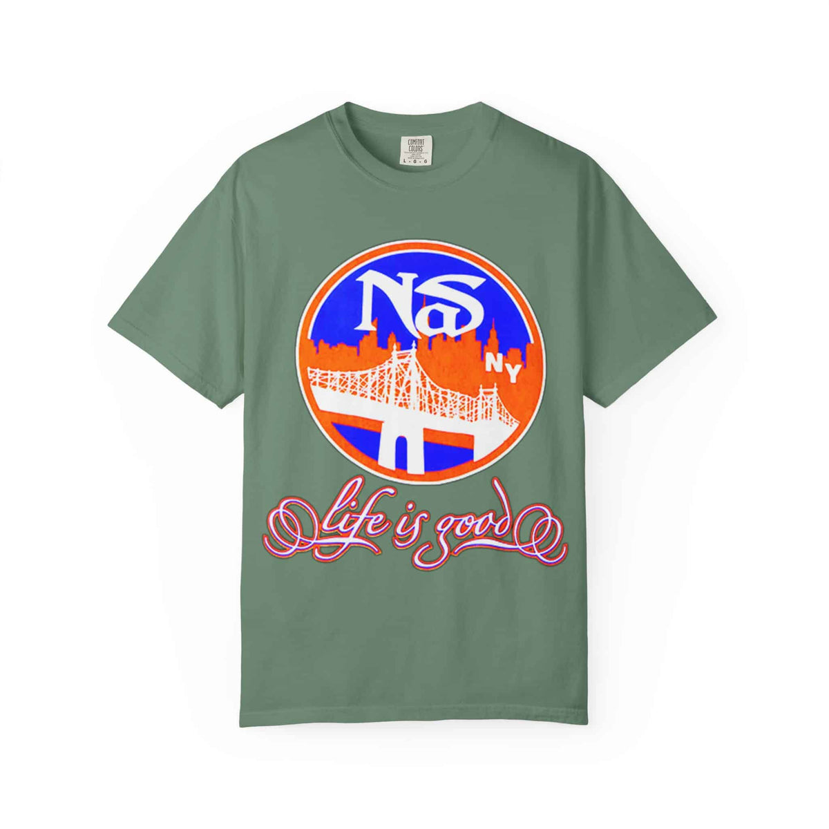 Life Is Good Unisex Garment-Dyed T-shirt image