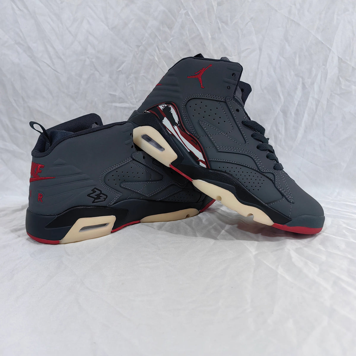AJ MVP 'Anthracite Gym Red' Shoes Sneakers - nk0004850 image 4