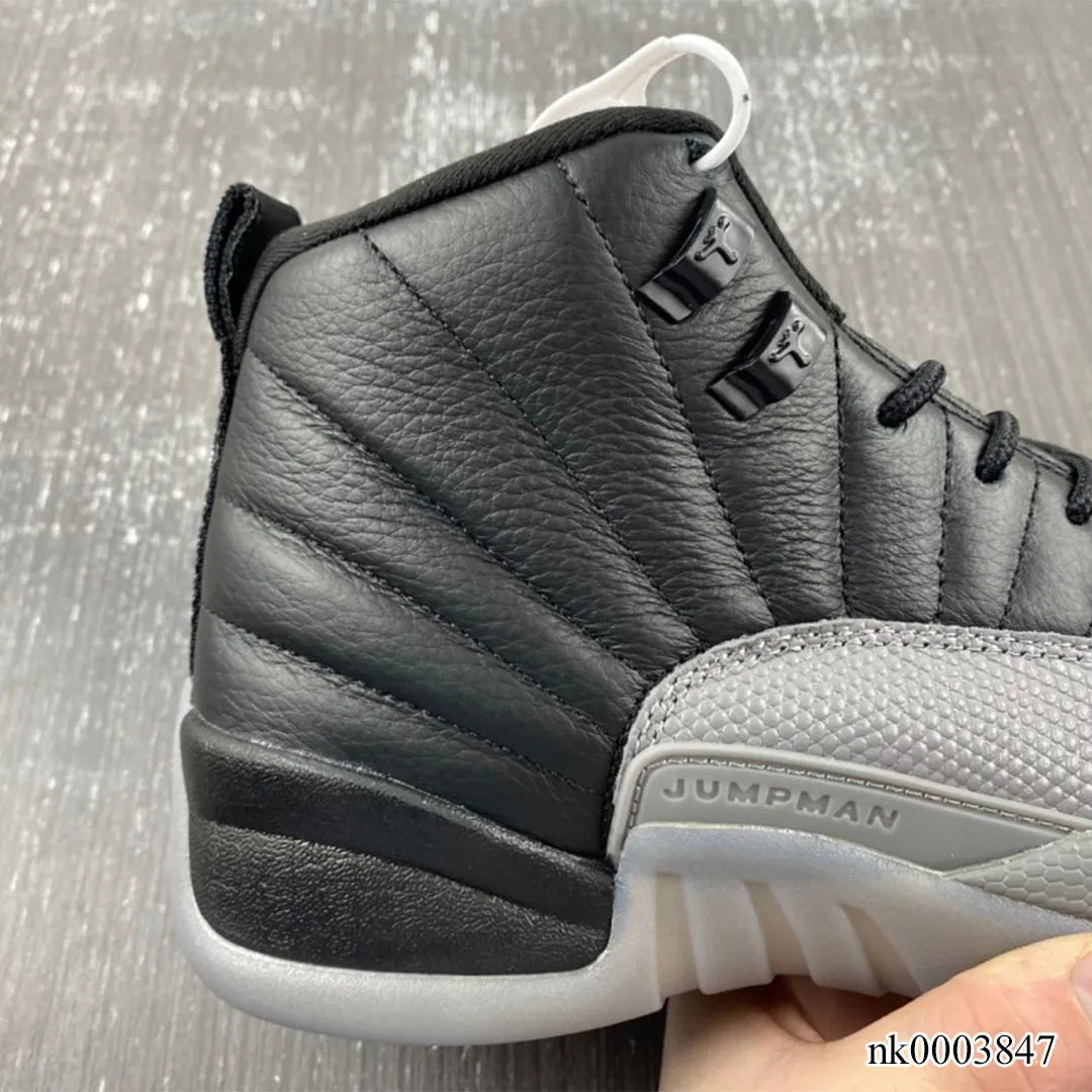 AJ 12 Black/Wolf Grey Shoes Sneakers - nk0003847 image 4