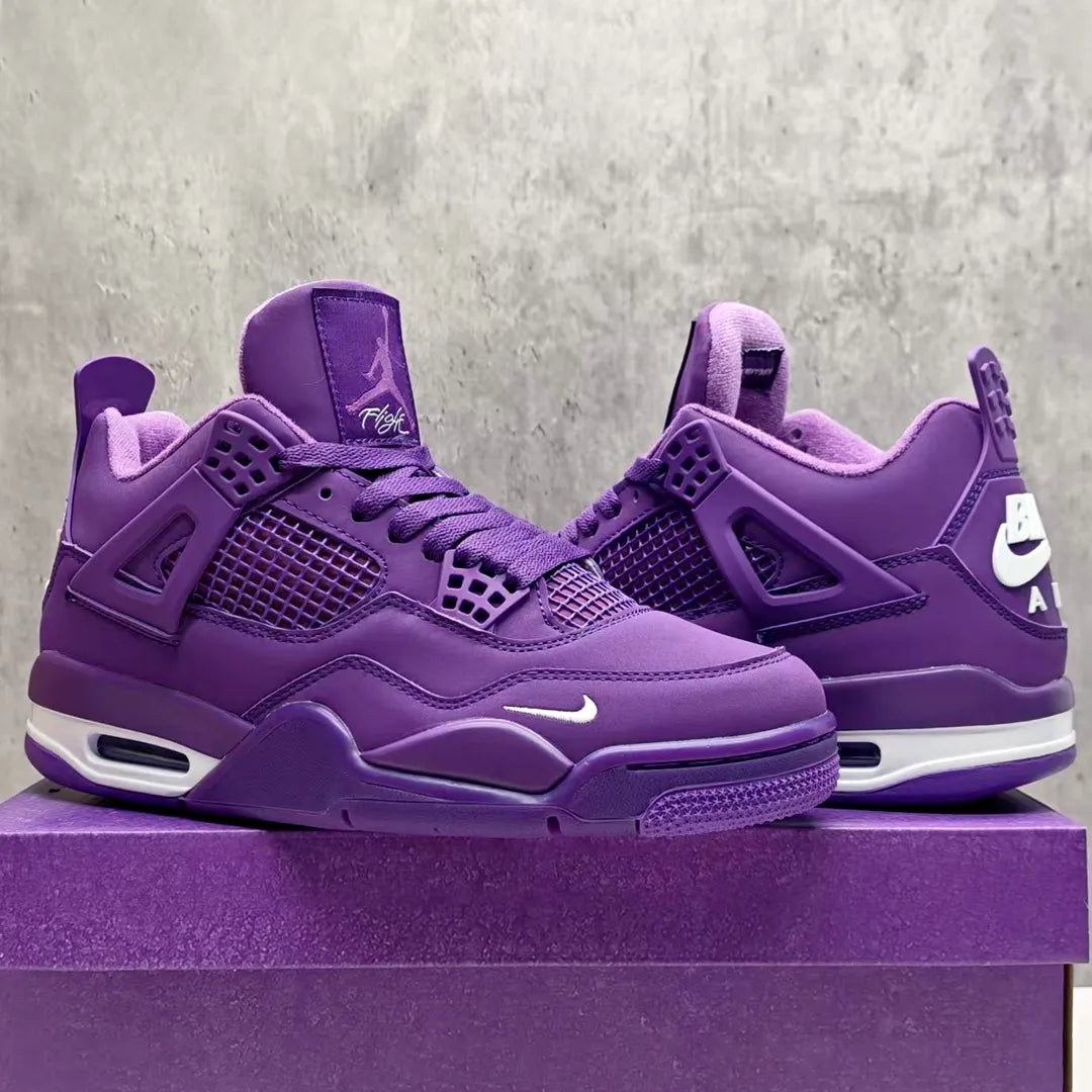 Nigel Sylvester x AJ 4 Purple Shoes Sneakers - nk0004676 image 4