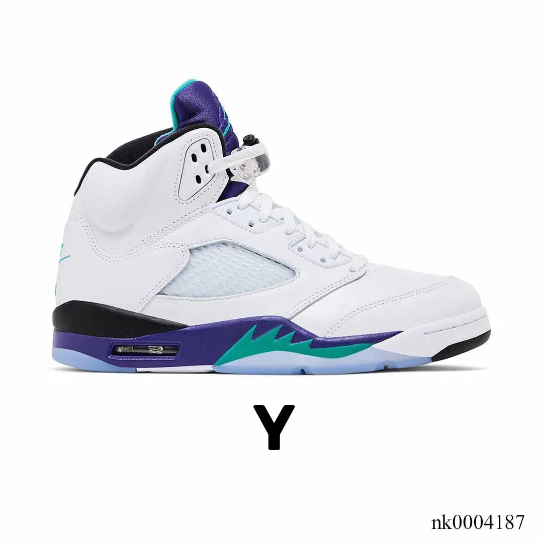 AJ 5 Grape Shoes Sneakers - nk0004187 image