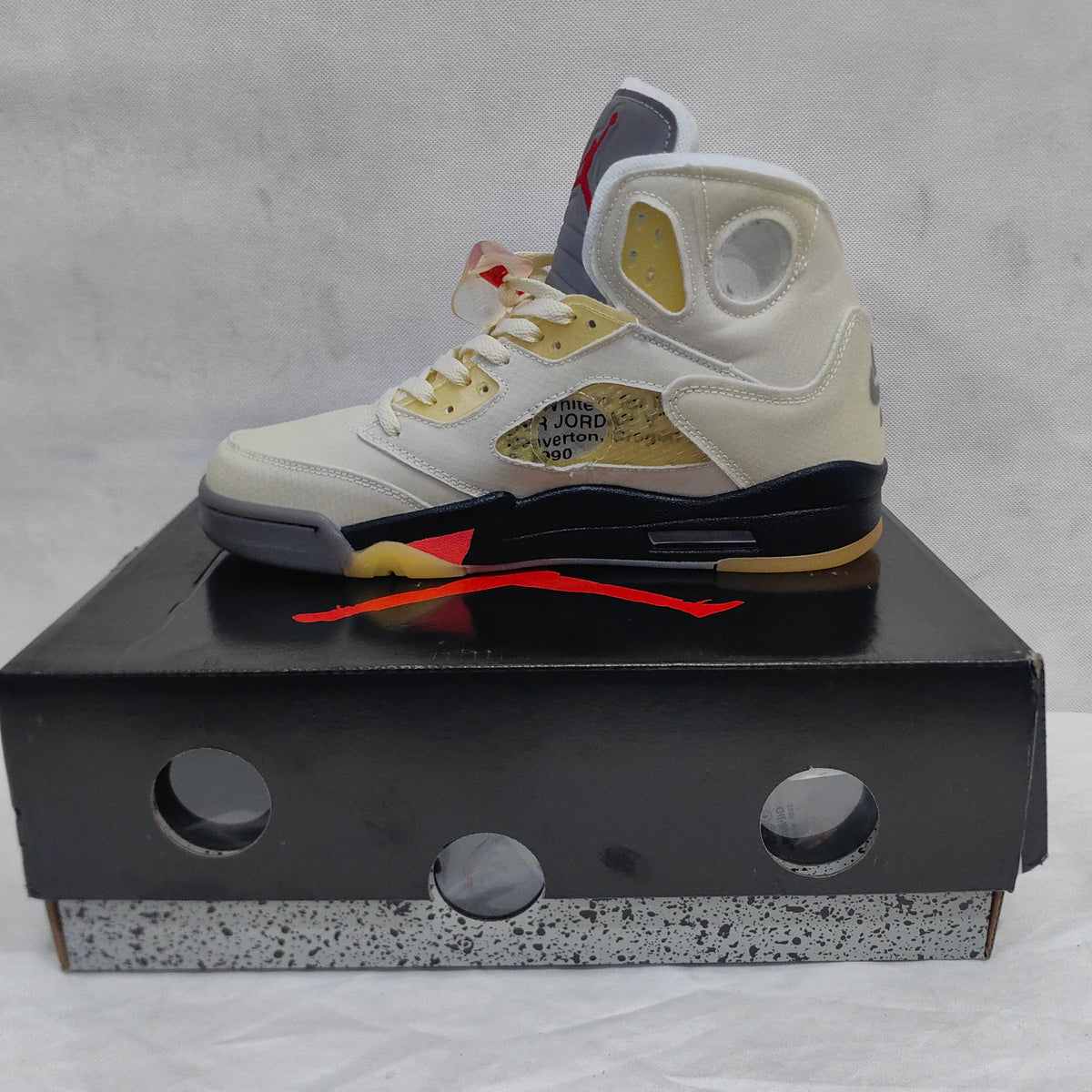 AJ 5 Retro OW Sail Shoes Sneakers - nk0000692 image 5