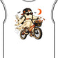 Ghost Rider BMX Unisex Garment-Dyed Muscle Tee image