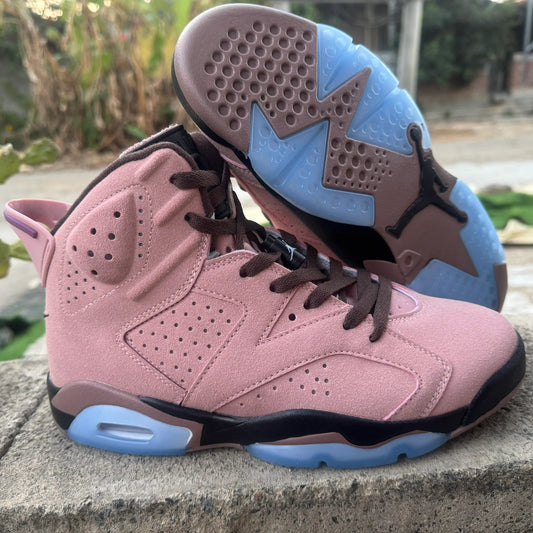 A Ma Maniere x AJ 6  SP Black Smokey Mauve Shoes Sneaker - nk0004756 image 2