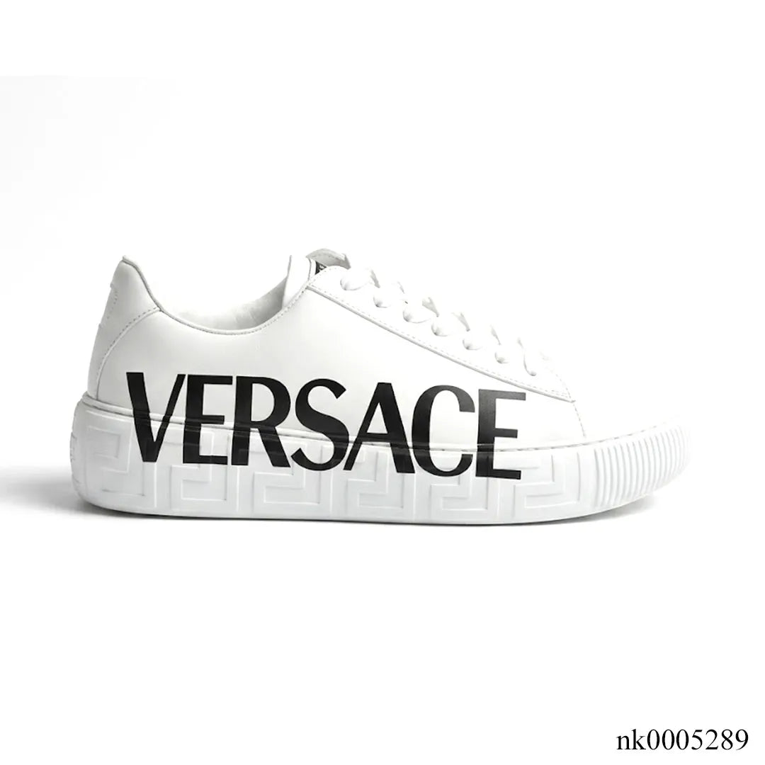 Versace Logo Greca White Shoes Sneakers - nk0005289 image 0
