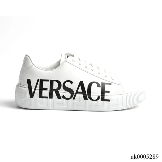 Versace Logo Greca White Shoes Sneakers - nk0005289 image 0