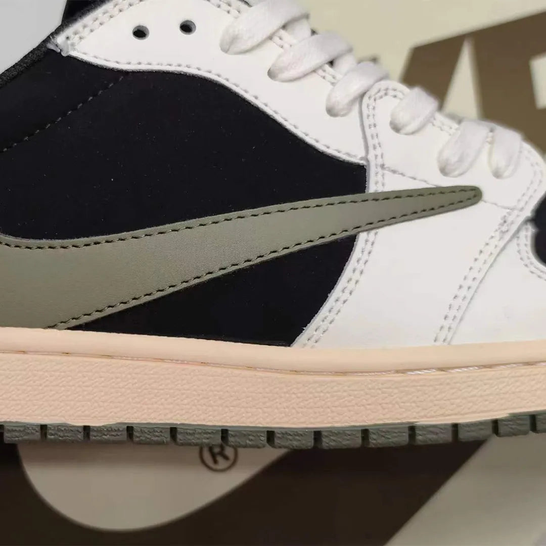 Travis Scott x AJ 1 Low OG Olive Shoes Sneakers - nk0002431 image 8