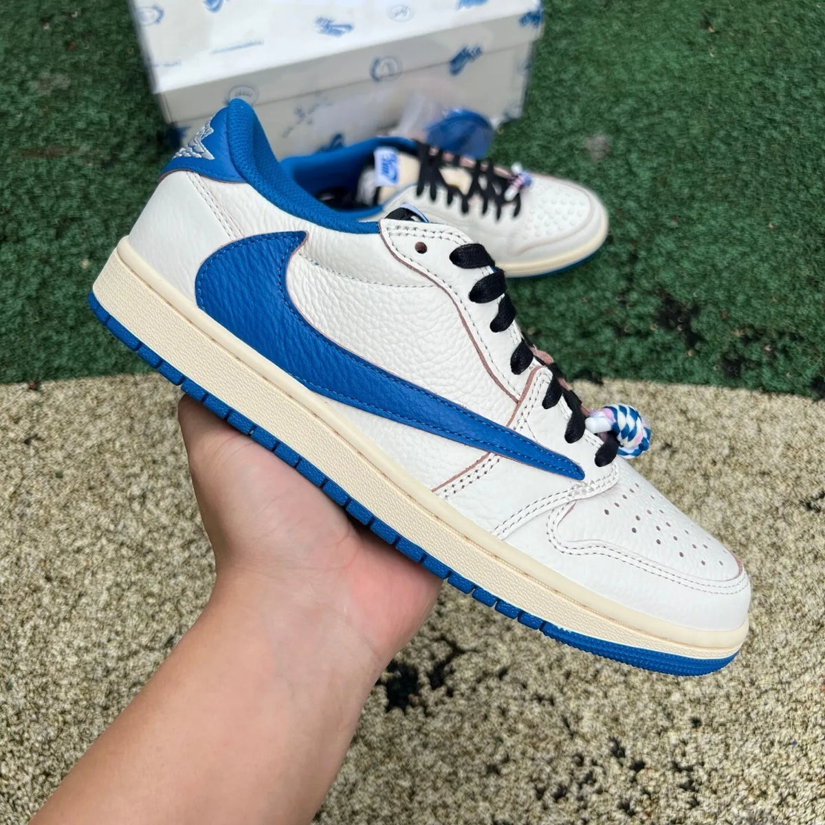 Travis Scott x Fragment x AJ 1 Low 2025 Shoes Sneakers - nk0004193 image 5