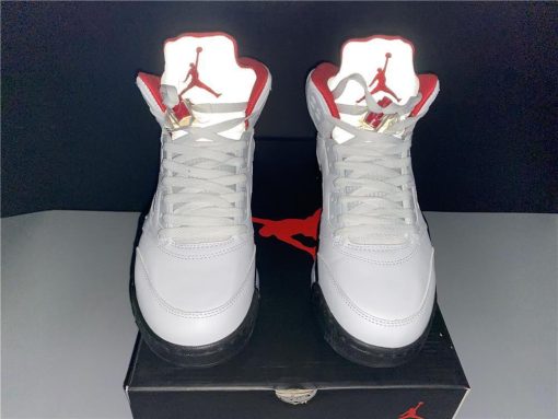 AJ 5 Fire Red Silver Tongue (2020) Shoes Sneakers - nk0000787 image 10