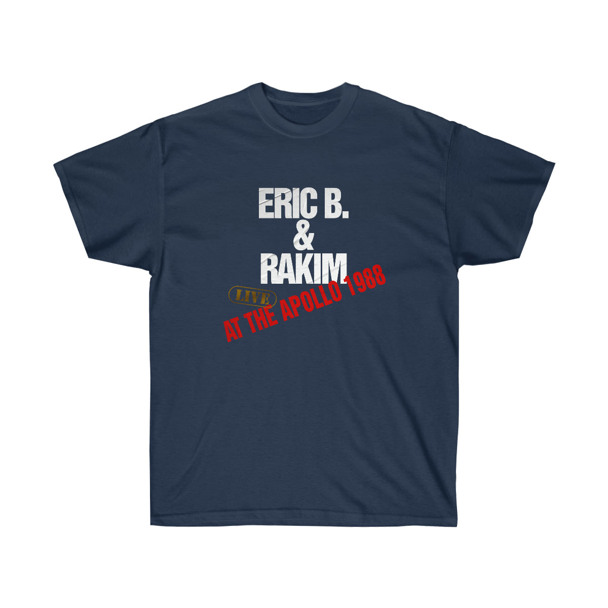 Rap Live At The Apollo 1988 Men T-Shirt - Navy, XL image