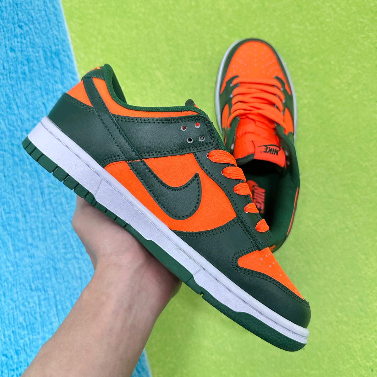 Dunk Low Retro ‘Miami Hurricanes’ Shoes Sneakers - nk0004867 image 6
