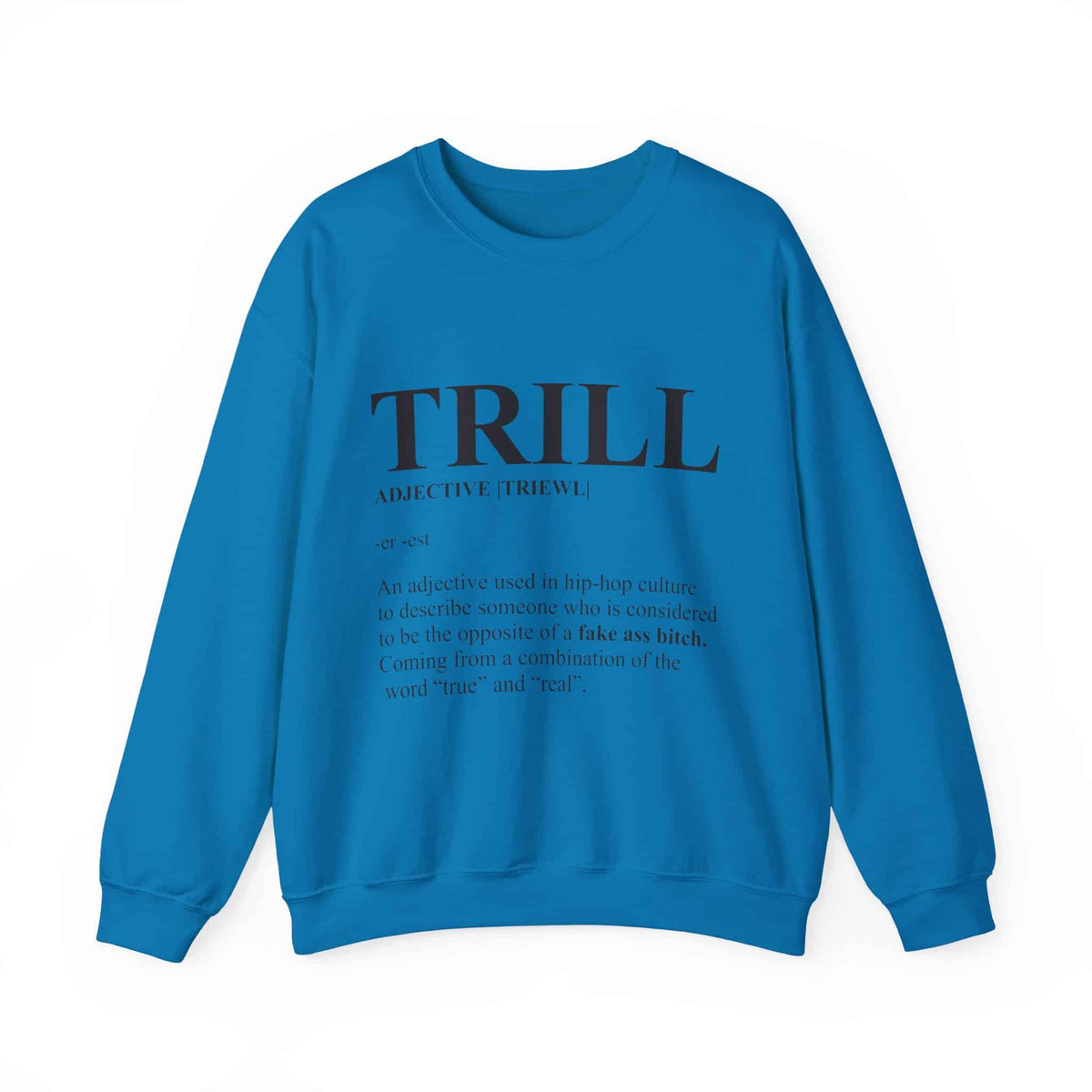 Trill Definition Crewneck Sweatshirt image