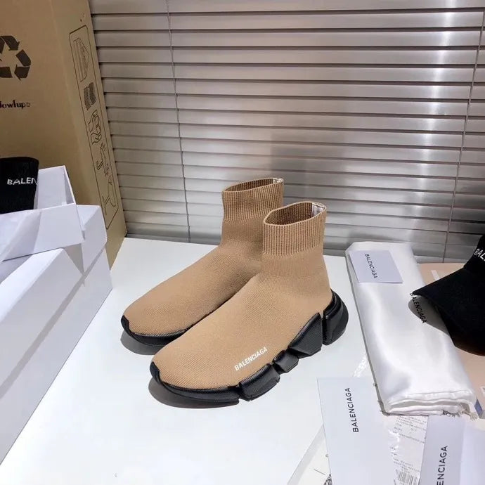 BLCG Speed 2.0 Recycled Knit Beige Black Shoes Sneakers - bl0000026 image 5