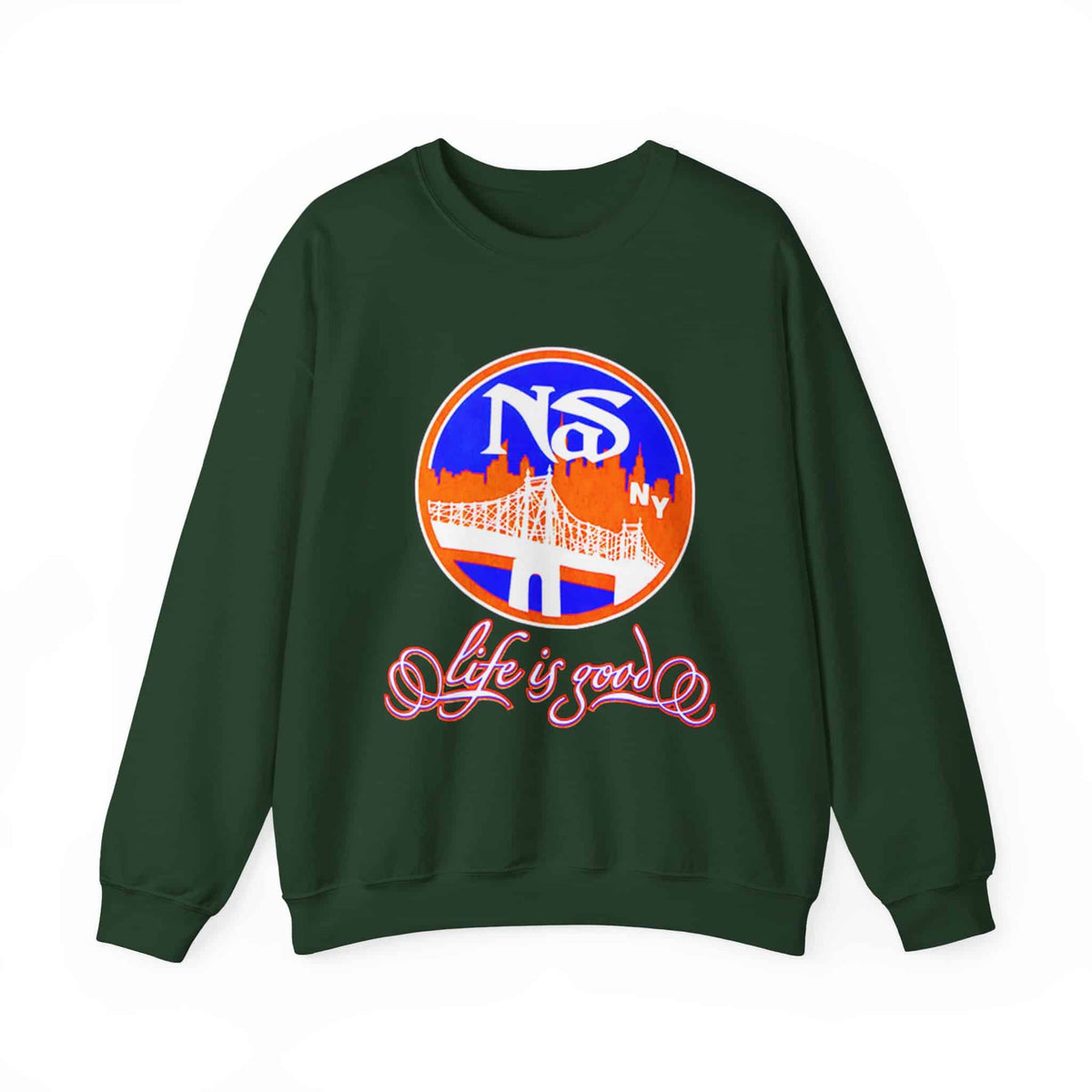 Life Is Good Crewneck Sweatshirt image