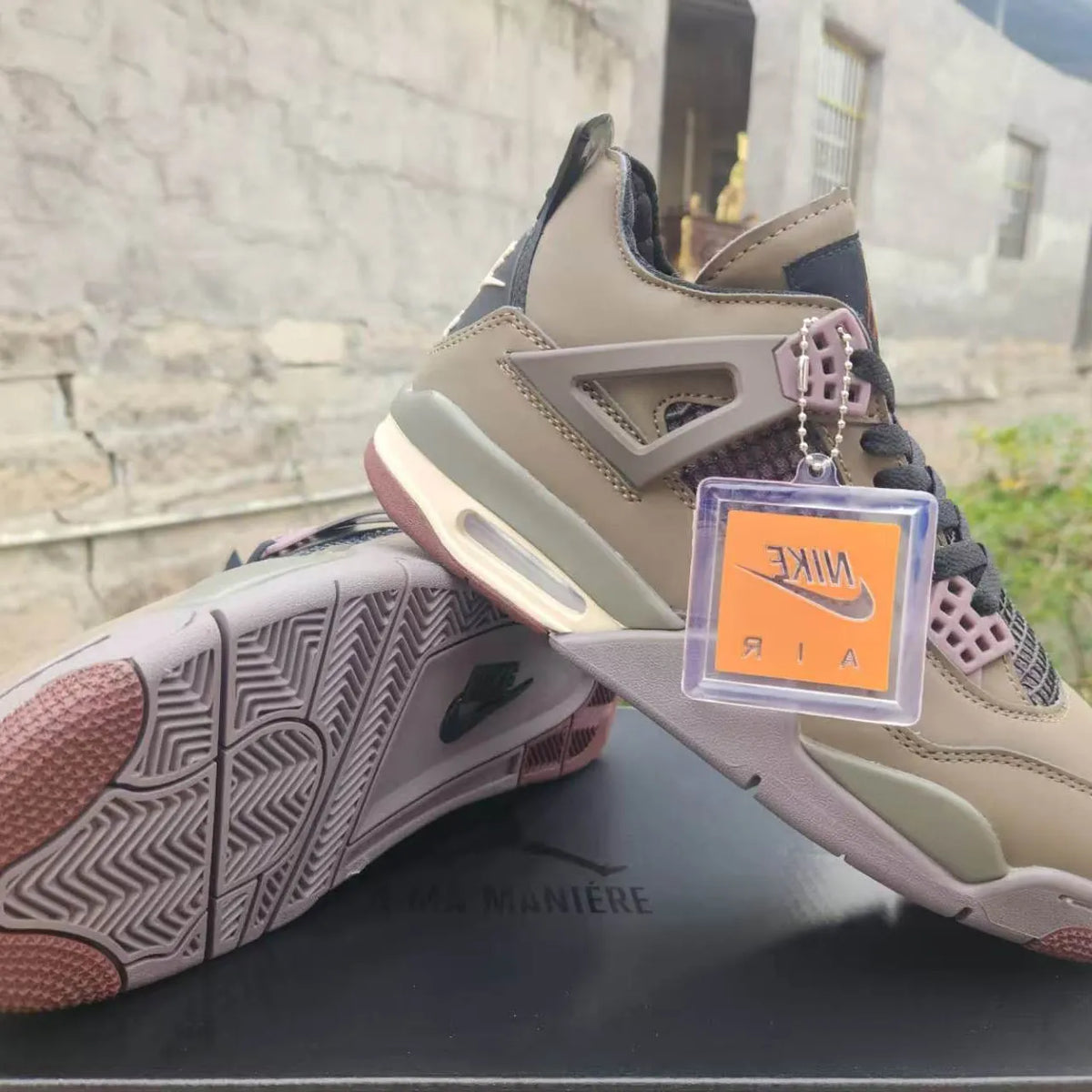 A Ma Maniére x AJ 4 Dark Mocha Shoes Sneakers - nk0005119 image 3