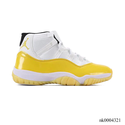 AJ 11 White Yellow Shoes Sneakers - nk0004321 image 0
