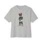 Skull Luxury Unisex Oversized Boxy Tee - Athletic Heather, 3XL image