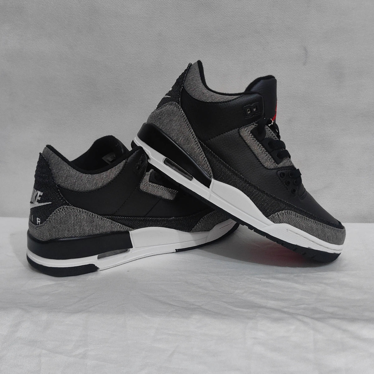 Levi’s x AJ 3 Black Denim Shoes Sneakers – nk0005001 image 17