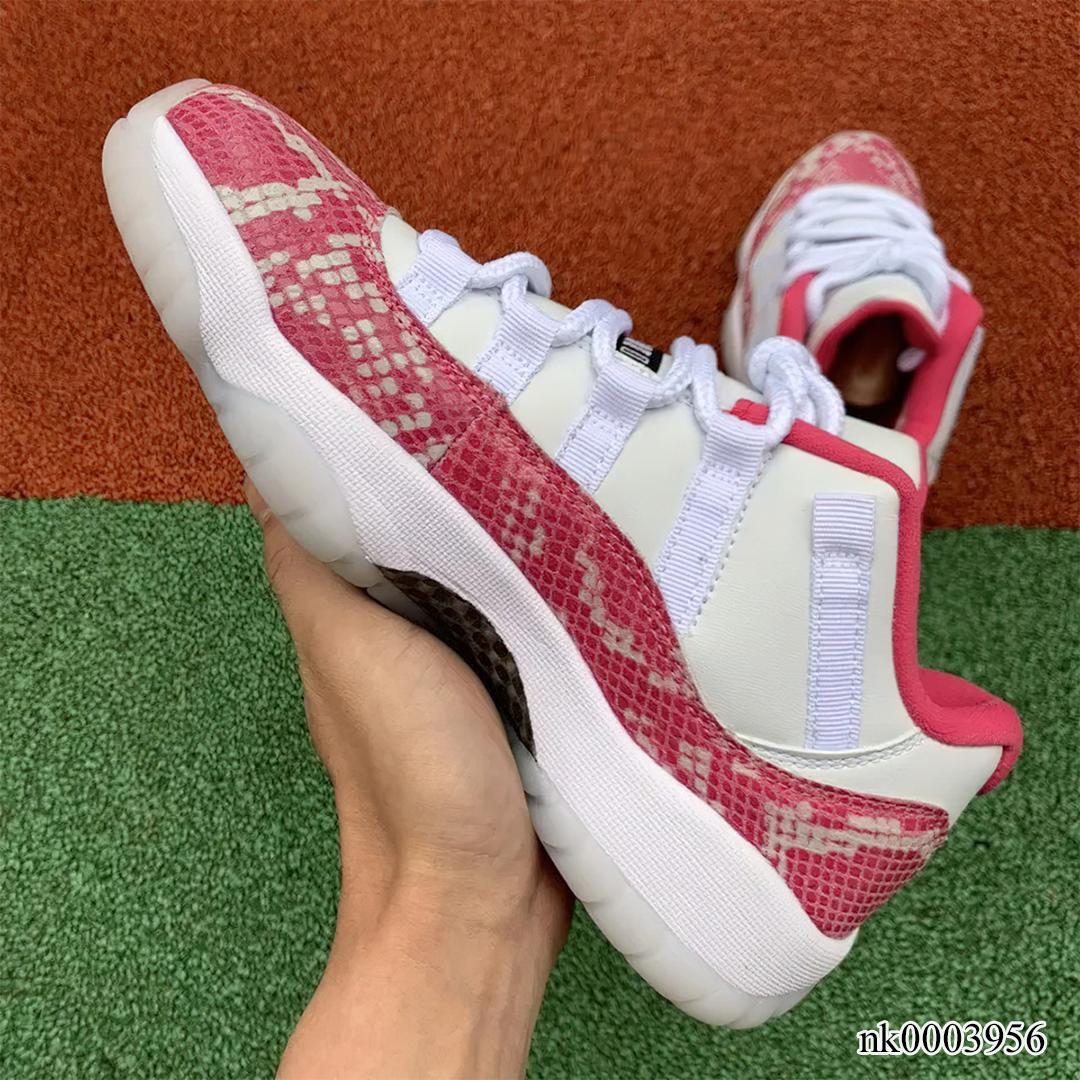 AJ 11 Low Pink Snakeskin Shoes Sneakers - nk0003956 image 6