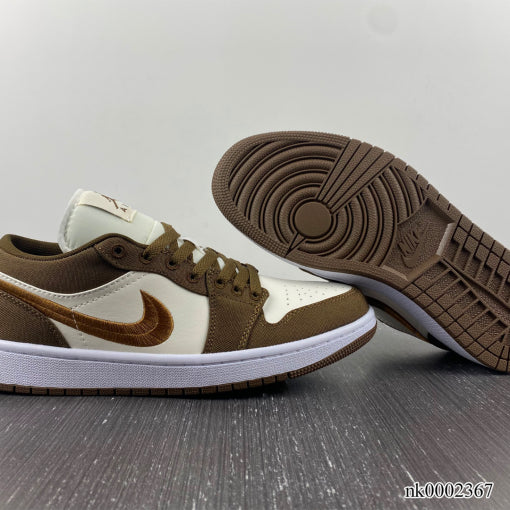AJ 1 Low Light Olive Shoes Sneakers - nk0002367 image 8