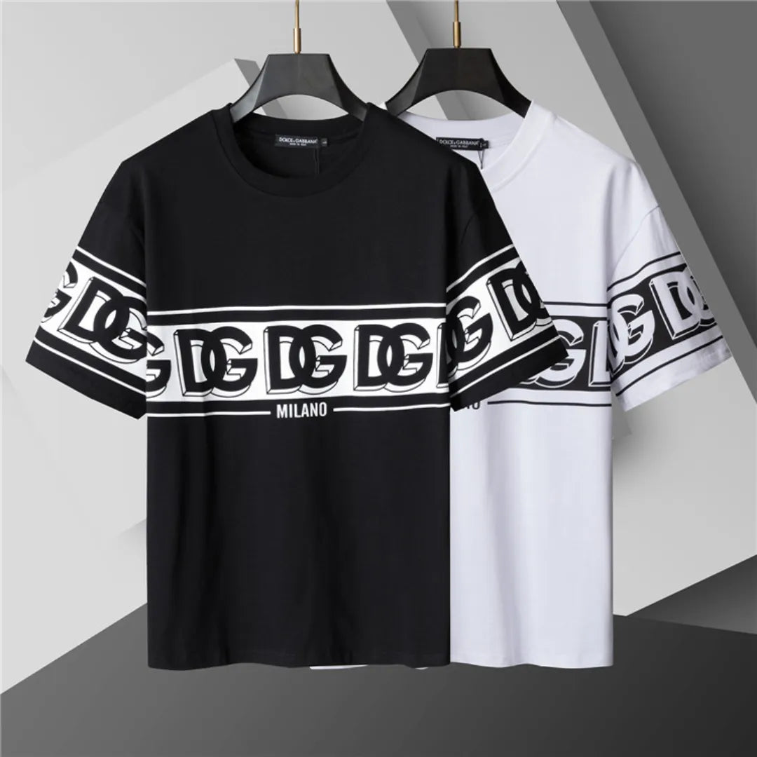 D&G Logo DG Print T-shirt in White - 111 - dng0000111 image 3