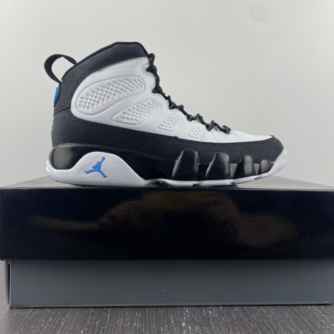 AJ 9 Black University Blue Shoes Sneakers - nk0000819 image 15
