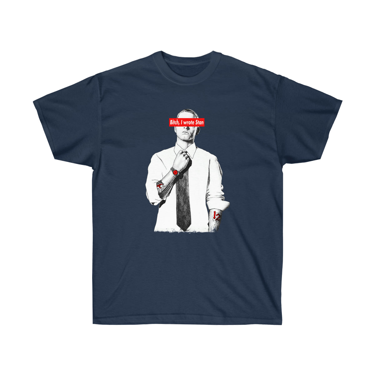 Bitch I Wrote Stan Men T-Shirt - Navy, 2XL image