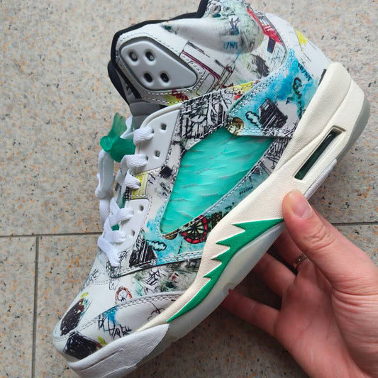 AJ 5 Wings Shoes Sneakers - nk0000601 image 2