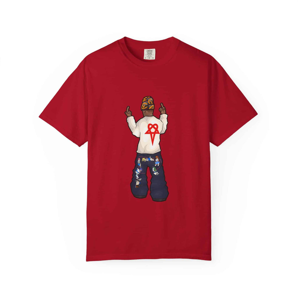 Rebel Attitude Unisex Garment-Dyed T-shirt image