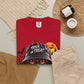 Spooky Streetwear Masked Unisex Garment-Dyed T-shirt image 51