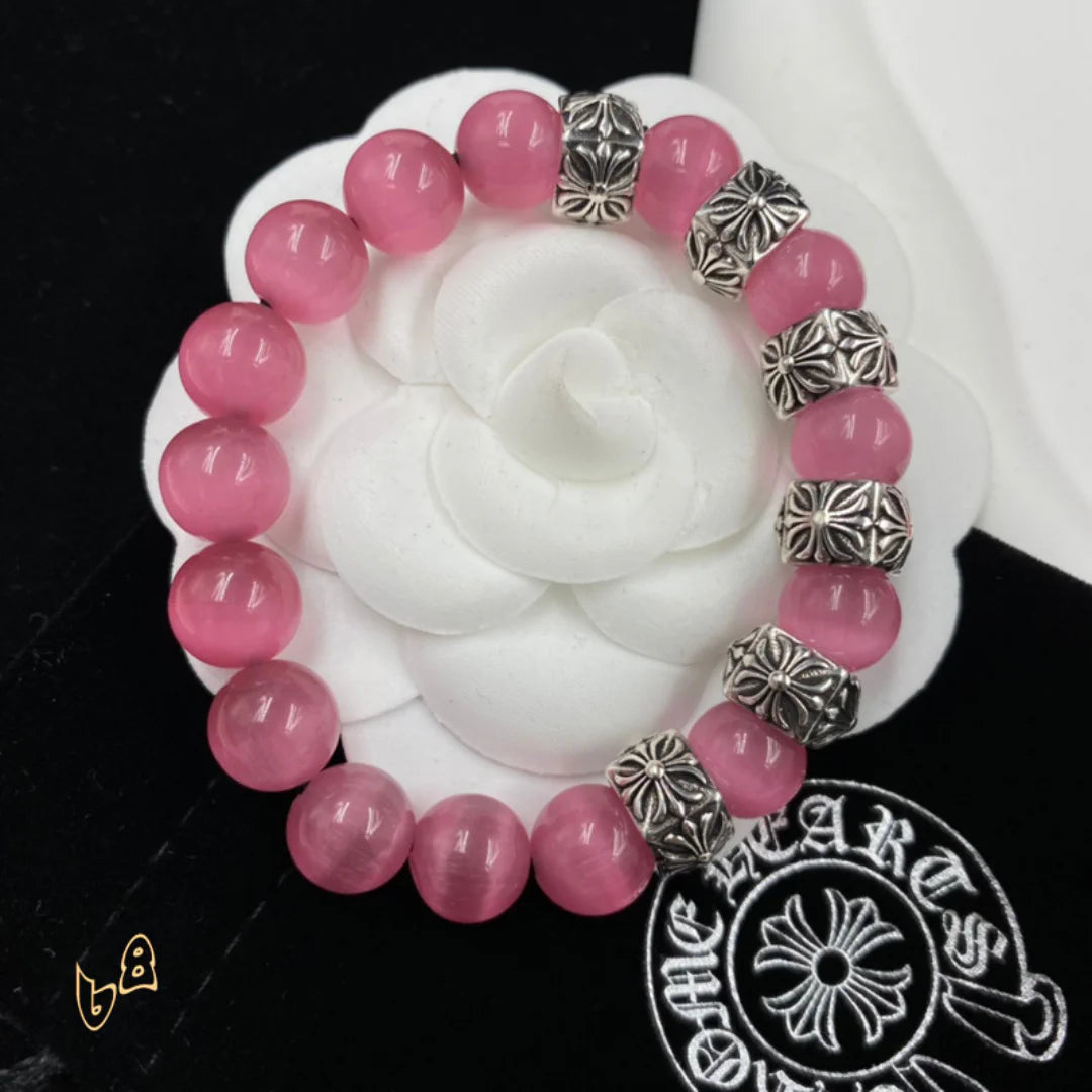 CH Pink Tiger Eye Stone Bracelet - CH0055 image 2