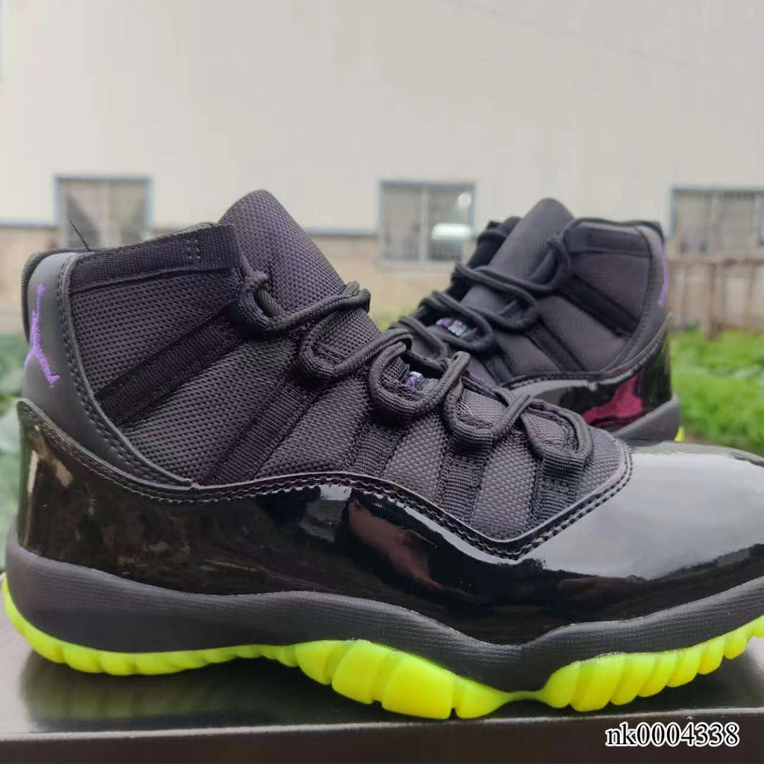 AJ 11 Black/Barely Volt Shoes Sneakers - nk0004338 image 4