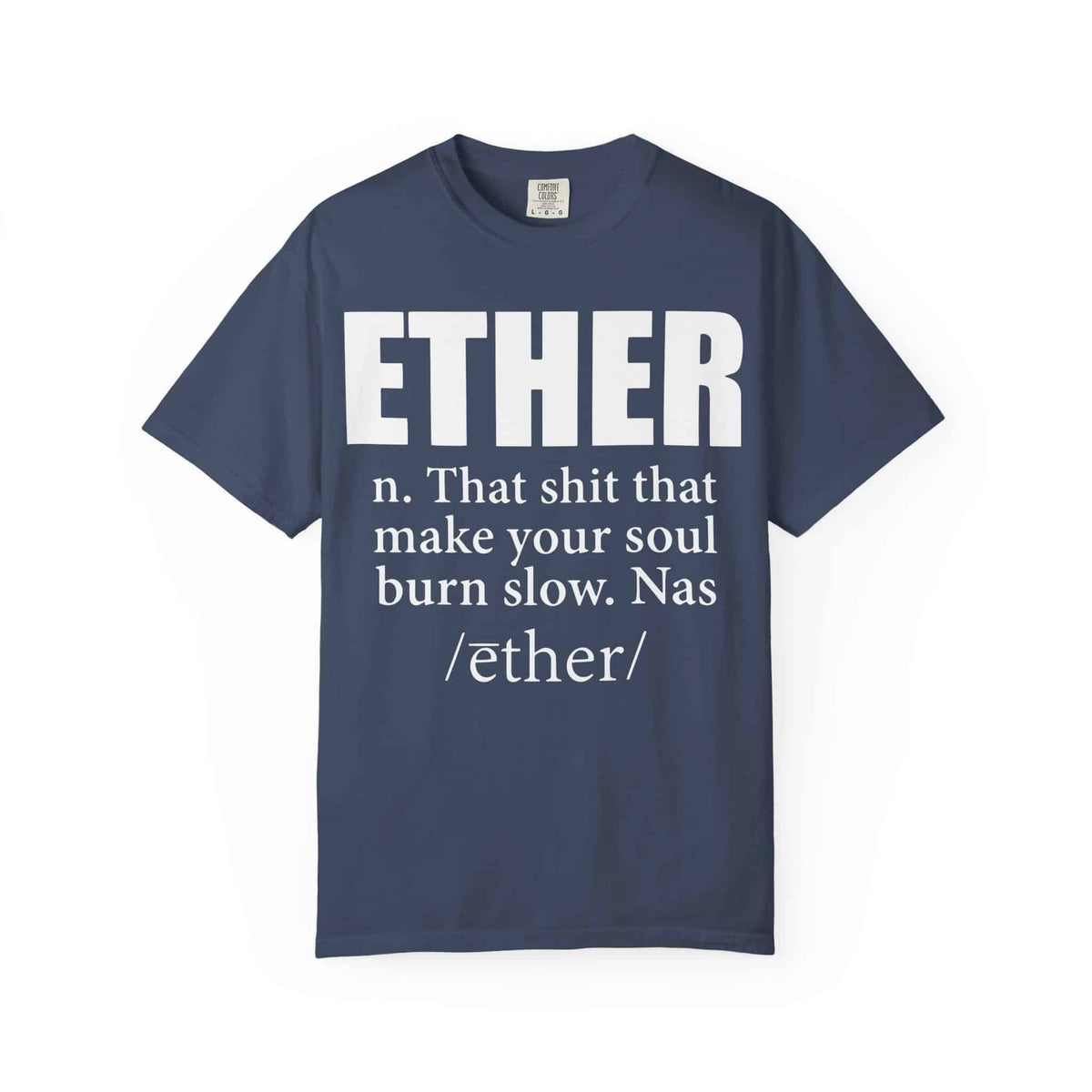 Ether Unisex Garment-Dyed T-shirt image