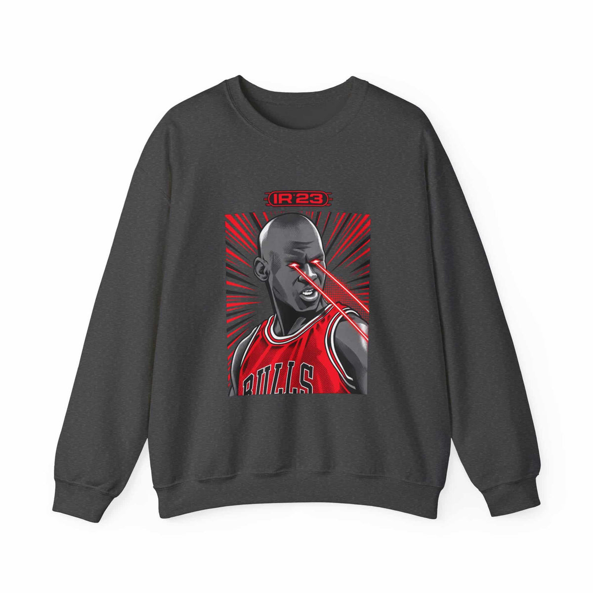 Graphic Print Crewneck Sweatshirt - POD0032 image