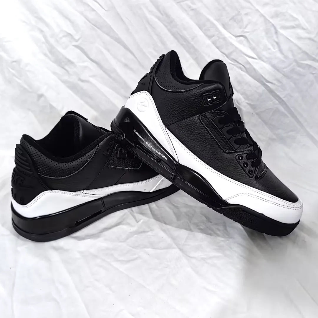 Fragment x AJ 3 Black White Sample Shoes Sneakers – nk0004446 image 7
