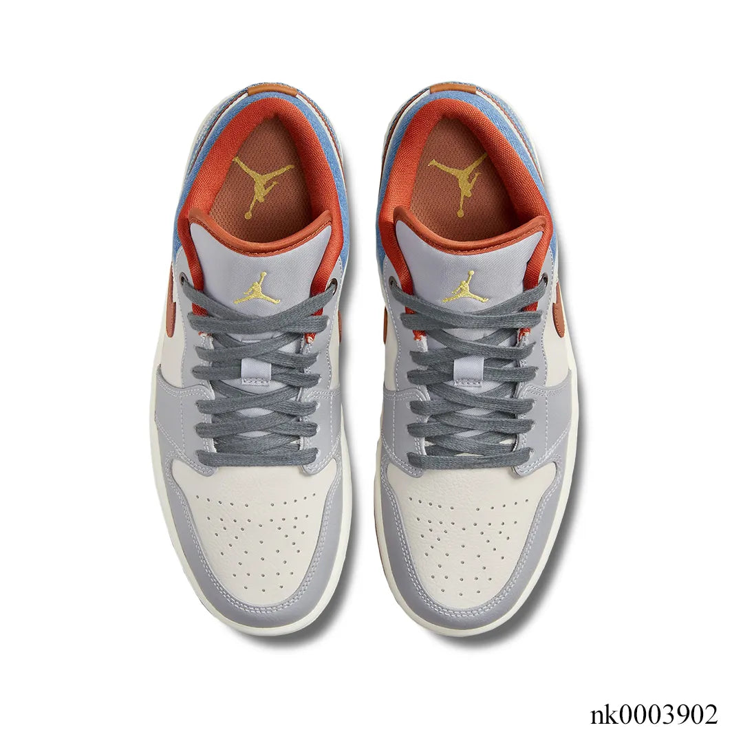 AJ 1 Low Phantom Denim Shoes Sneakers - nk0003902 image 3