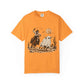Halloween Basketball Skeleton Unisex Garment-Dyed T-shirt image