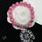 CH Pink Tiger Eye Stone Bracelet - CH0055 - Pink 1 image