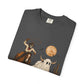 Halloween Basketball Skeleton Unisex Garment-Dyed T-shirt image 126