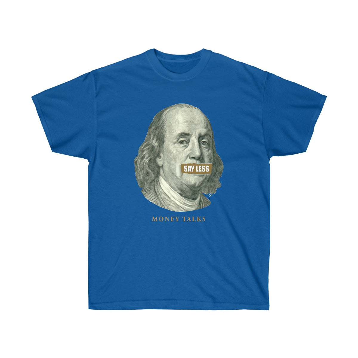 Say Less Money Talks Men T-Shirt - Royal, 2XL image