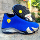 AJ 14 Ferrari Blue Shoes Sneakers - nk0004580 image 6