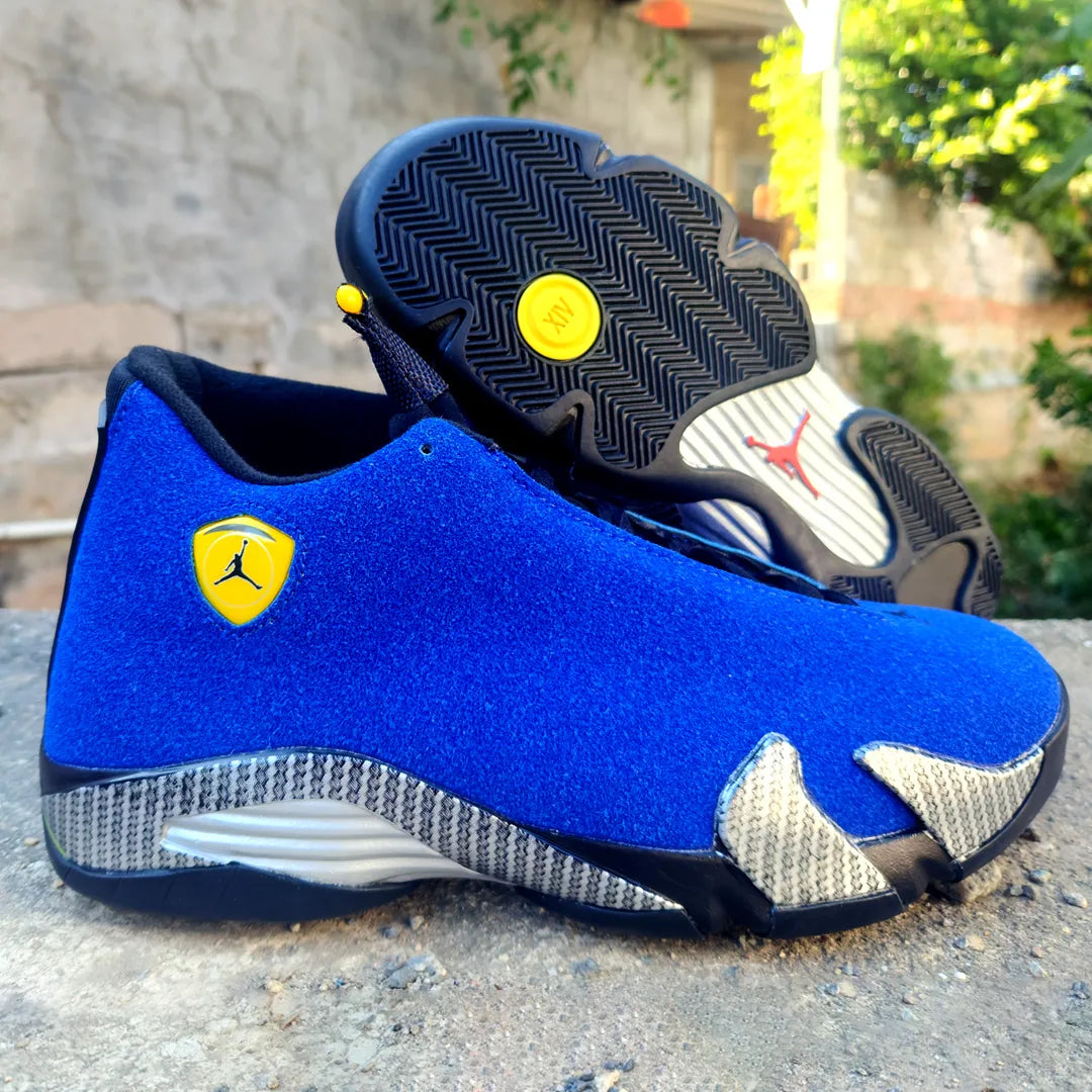 AJ 14 Ferrari Blue Shoes Sneakers - nk0004580 image 6